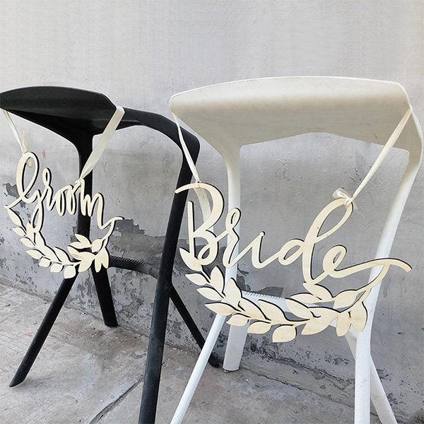 Bride and Groom Chair Decor - Decotree.co Online Shop