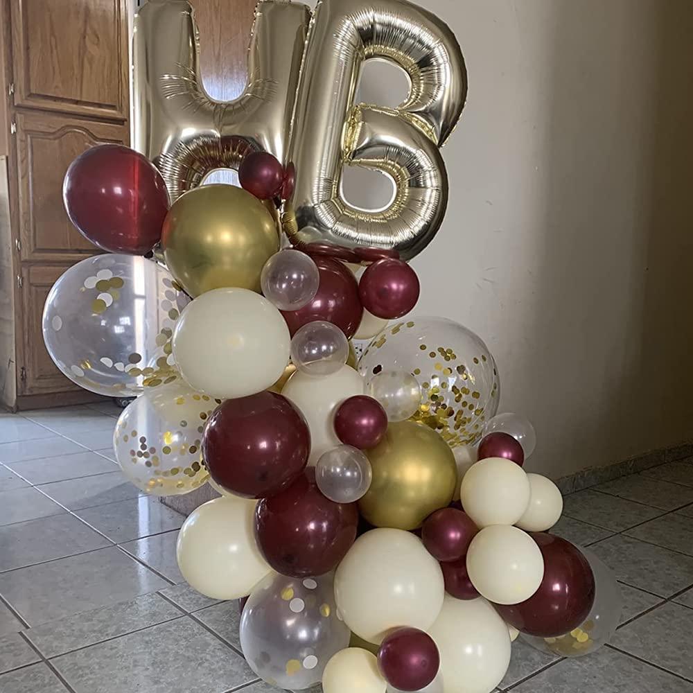 Burgundy Balloon Garland Kit, 117pcs 5/12inch Burgundy Balloons - Decotree.co Online Shop