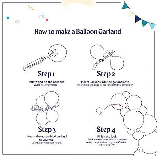 Burgundy Balloon Garland Kit 158 Pcs|5"10"12"18" Cameo Pink, Chrome Copper, Rose Gold & Burgundy Balloons - Decotree.co Online Shop