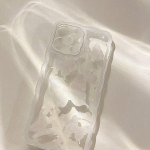 Butterfly Cute Animal Transparent iPhone 12 13 14 Pro Max Phone Case iPhone 13 12 Pro - Decotree.co Online Shop