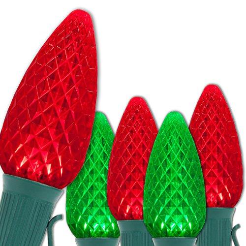 C9 Red & Green LED Commercial Outdoor Christmas Lights ââââ‚?Heavy Duty Christmas String Lights - Decotree.co Online Shop