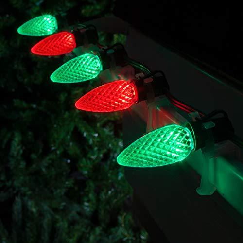 C9 Red & Green LED Commercial Outdoor Christmas Lights ââââ‚?Heavy Duty Christmas String Lights - Decotree.co Online Shop