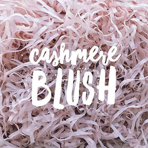 Cashmere Blush Shredded Tissue Paper Shred Dusty Soft Baby Pink Hamper Gift Box Basket Filler Fill Premium Quality - Decotree.co Online Shop