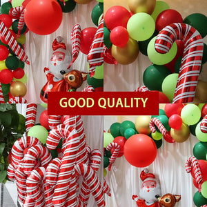 Christmas Balloon Garland Arch kit 129 Pieces with Xmas Balloon, Elk Balloon - Decotree.co Online Shop