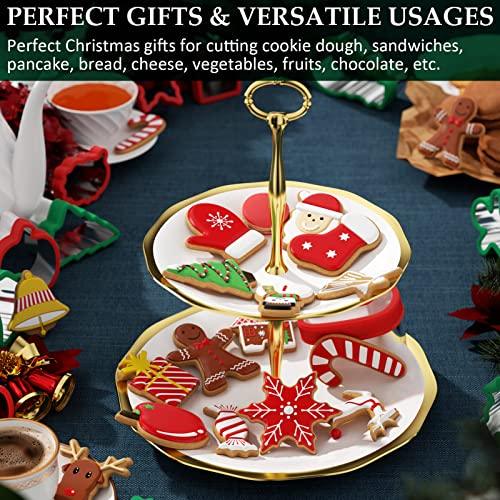 Christmas Cookie cutters Set 16 Pieces, Holiday Cookie Cutters with Comfort Grip - Decotree.co Online Shop