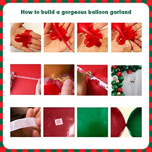 Christmas Decorations Balloon Arch Garland Kit, 87 pcs Xmas Party Supplies Balloon Ornaments Set - Decotree.co Online Shop