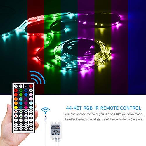 Color Changing Led Strip Lights, Led Lights with 44 Keys Remote and Power Supply for Bedroom Decoration - Decotree.co Online Shop