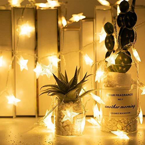 Color Changing Star String Lights Plug in - 33 Feet 100 Led Star Fairy Lights with Remote and Timer - Decotree.co Online Shop