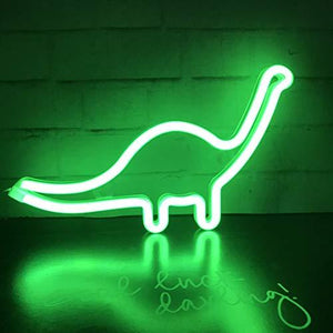 Cute Dinosaur Night Light for Kids Gift's LED Dinosaur Neon Signs Lamp for Wall Decor Bedroom Decorations - Decotree.co Online Shop