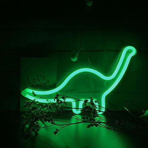 Cute Dinosaur Night Light for Kids Gift's LED Dinosaur Neon Signs Lamp for Wall Decor Bedroom Decorations - Decotree.co Online Shop