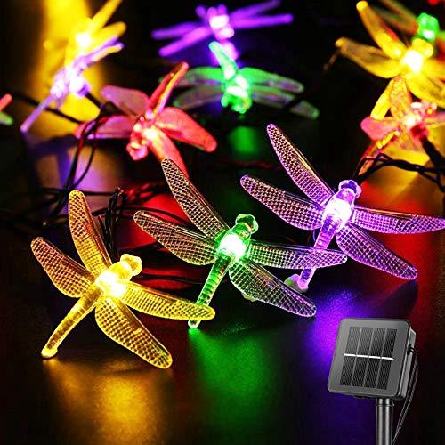 Dragonfly Solar String Lights Outdoor 30 Led Waterproof Solar Powered Fairy Lights - Decotree.co Online Shop