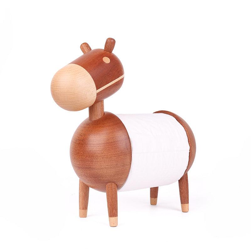 Funny Donkey Wooden Tissue Box Cover, Tissue Box Holder - Decotree.co Online Shop