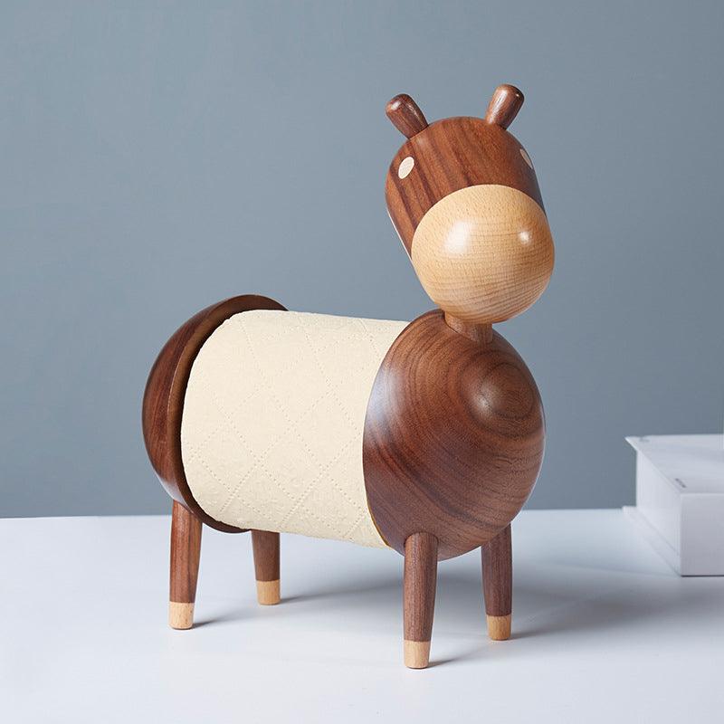 Funny Donkey Wooden Tissue Box Cover, Tissue Box Holder - Decotree.co Online Shop