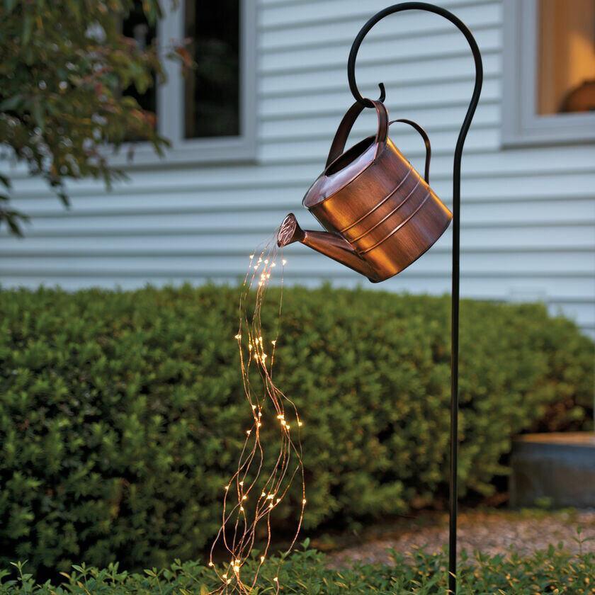 Garden LED Copper Wire Firework Light Watering Can with Light - Decotree.co Online Shop