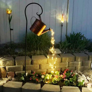 Garden LED Copper Wire Firework Light Watering Can with Light - Decotree.co Online Shop