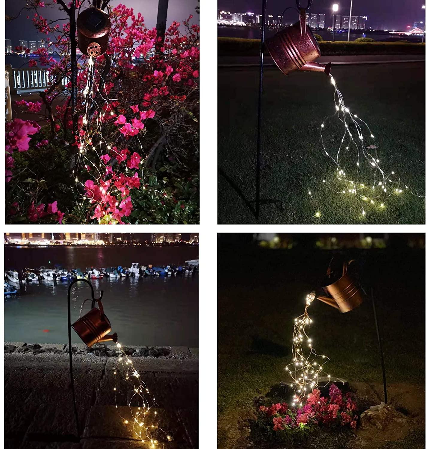 Garden LED Copper Wire Firework Light Watering Can with Light - Decotree.co Online Shop