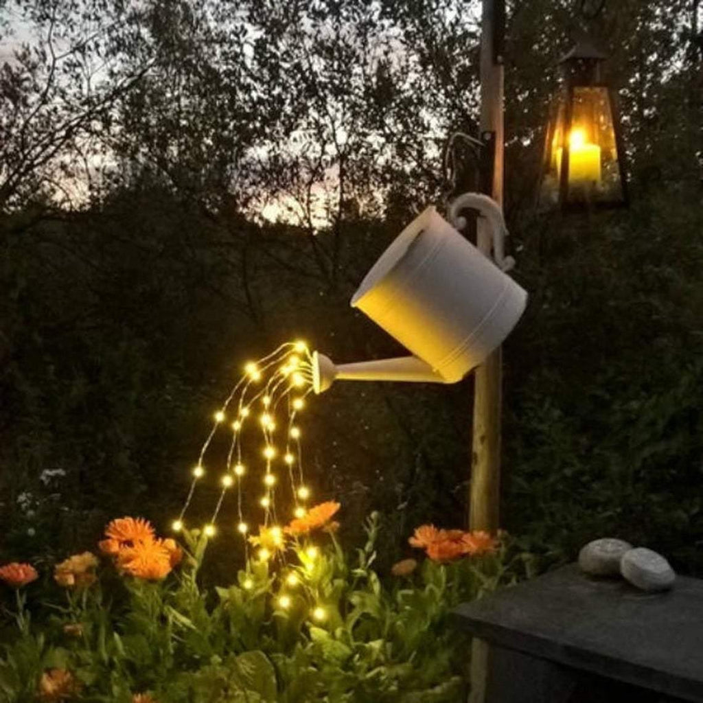 Garden Watering Can with Lights, Fairy Light, Patio String Lights - Decotree.co Online Shop