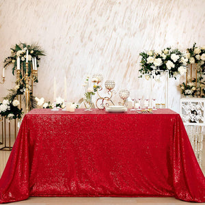 Glittery Sequin Table Runner Sequin Fabric Tablecloth for Wedding Reception - Decotree.co Online Shop