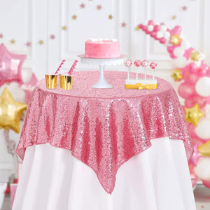 Glittery Sequin Table Runner Sequin Fabric Tablecloth for Wedding Reception - Decotree.co Online Shop