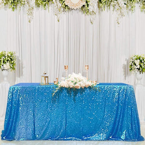 Glittery Sequin Table Runner Sequin Fabric Tablecloth for Wedding Reception - Decotree.co Online Shop