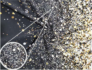 Gold Backdrop Glitter Backdrop Gold Spots Backdrop Black and Gold Backdrop Wedding Backdrop - Decotree.co Online Shop