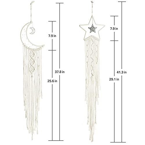 Handmade Dream Catcher, Bohemian Moon Star Dream Catchers Wedding Decoration - Decotree.co Online Shop