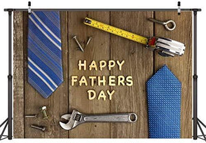 Happy Father's Day Backdrop Father's Day Wood Wall Photography Backdrops Fathers Day Party Decor - Decotree.co Online Shop