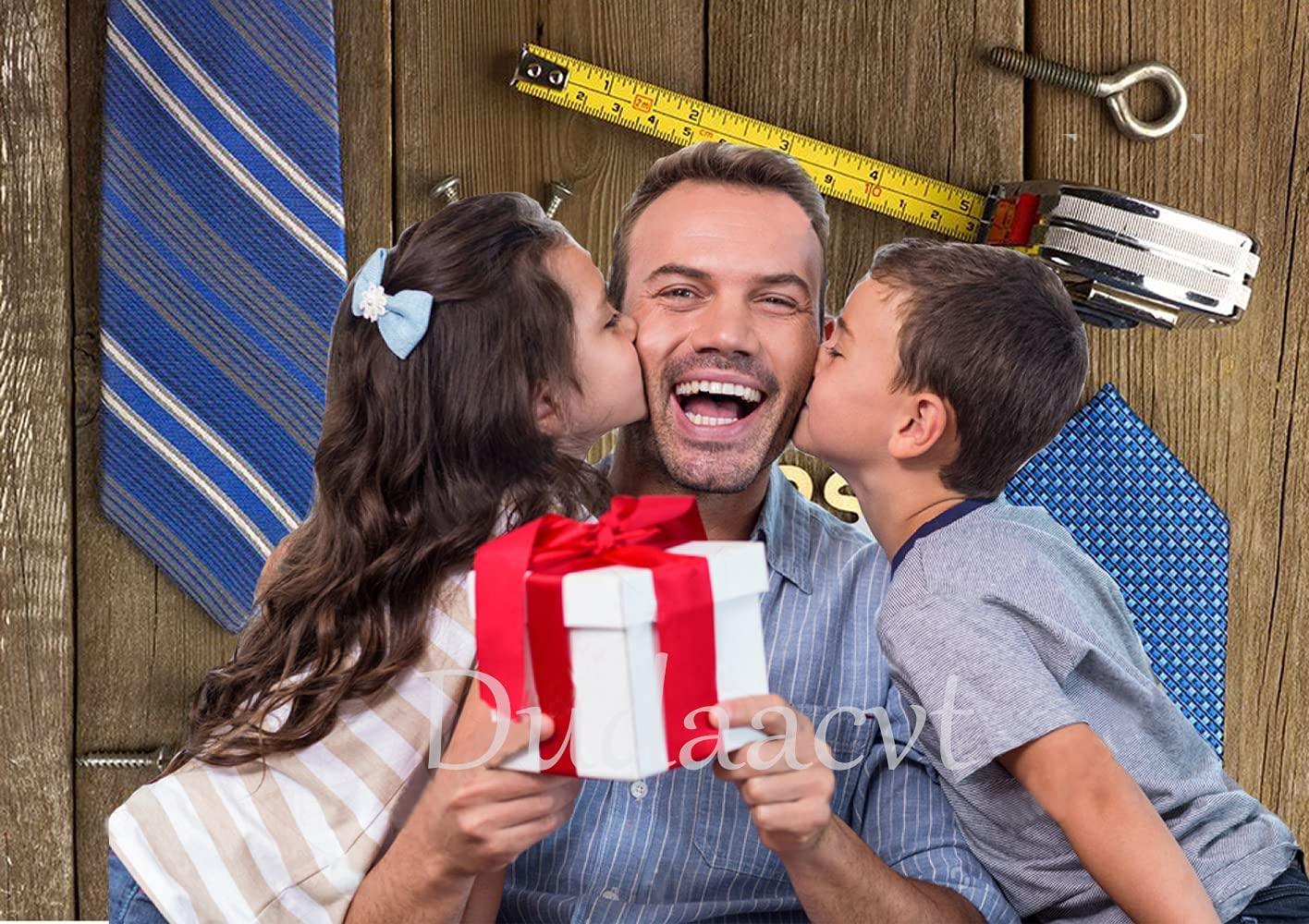 Happy Father's Day Backdrop Father's Day Wood Wall Photography Backdrops Fathers Day Party Decor - Decotree.co Online Shop