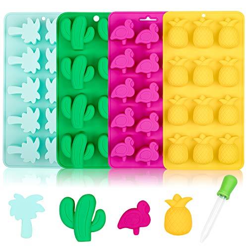 Hawaiian Silicone Chocolate Molds, Summer Tropical Candy Molds with Droppers Molds - Decotree.co Online Shop