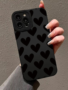 Heart Print Phone Case - Decotree.co Online Shop