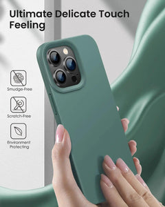 iPhone 14 Pro Max Silicone Case, [Military Grade Drop Protection] Anti-Scratch Microfiber Lining - Decotree.co Online Shop