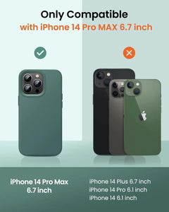 iPhone 14 Pro Max Silicone Case, [Military Grade Drop Protection] Anti-Scratch Microfiber Lining - Decotree.co Online Shop