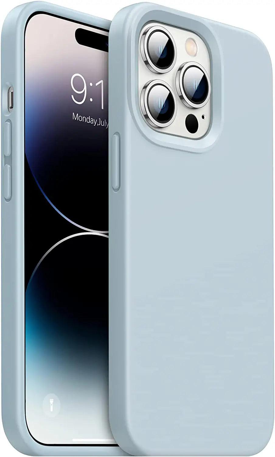 iPhone 14 Pro Max Silicone Case, [Military Grade Drop Protection] Anti-Scratch Microfiber Lining - Decotree.co Online Shop