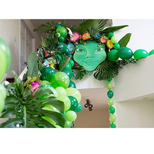 Jungle Balloons Latex Balloons 100 Pcs 10 Inch Green Forest Balloons Garland Kit for Baby Shower Kids Birthday Party Photo Background - Decotree.co Online Shop