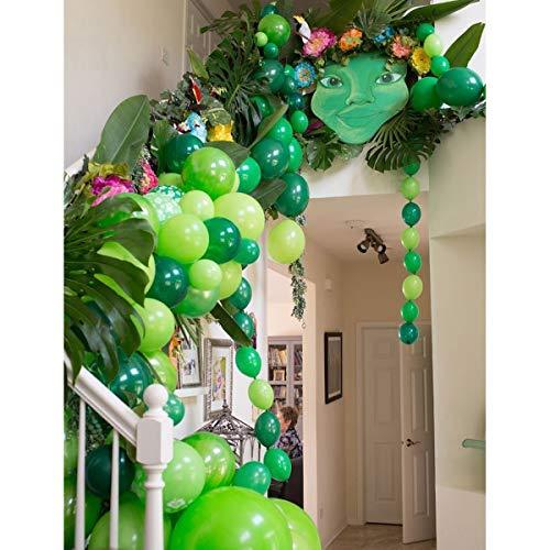 Jungle Balloons Latex Balloons 100 Pcs 10 Inch Green Forest Balloons Garland Kit for Baby Shower Kids Birthday Party Photo Background - Decotree.co Online Shop