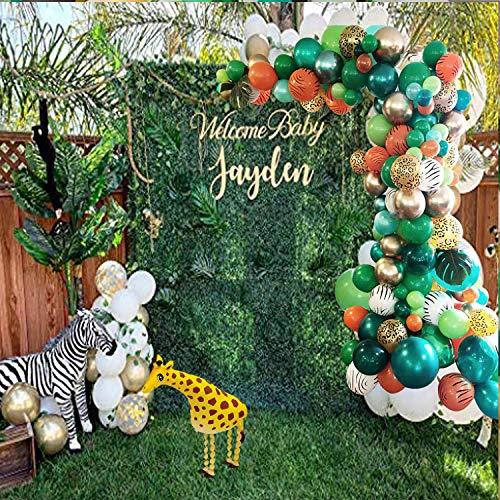 Jungle Safari Theme Party Balloon Garland Kit, 151 Pack Balloons for Birthday Party - Decotree.co Online Shop