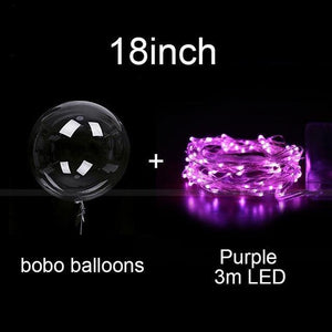 Led Bobo Balloons Wedding Party Decorations/Night Send Off Ideas - Decotree.co Online Shop