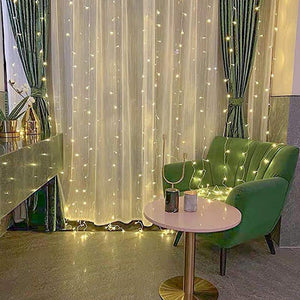 LIGHTING Window Curtain String Lights for Garden Decorations - Decotree.co Online Shop