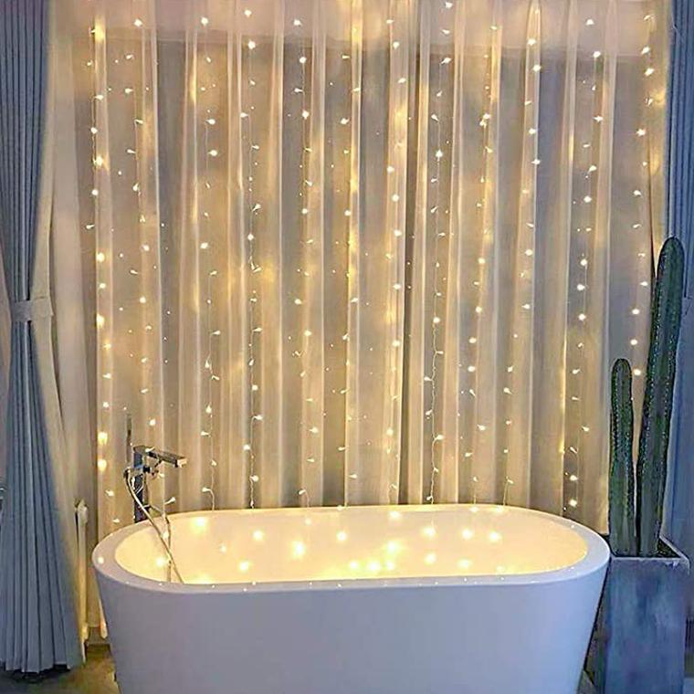 LIGHTING Window Curtain String Lights for Wall Decorations - Decotree.co Online Shop