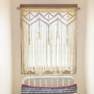 Macrame Wall Hanging Large Boho Decor Chic Tapestry Curtain Tassel - Decotree.co Online Shop