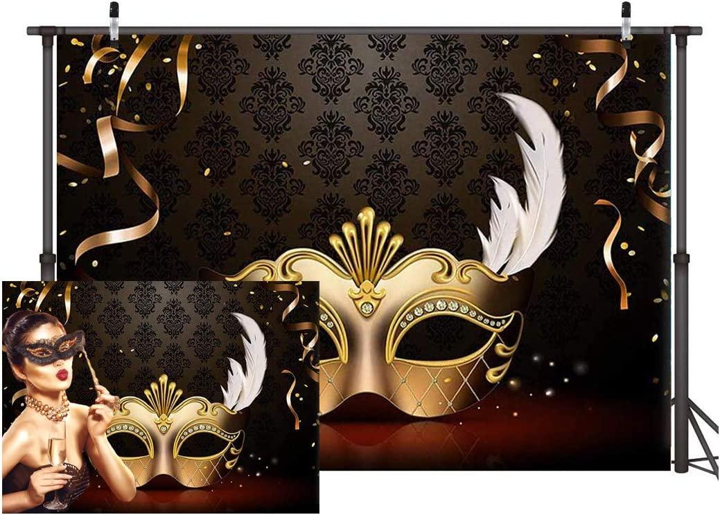 Mardi Gras Mask Backdrop Carnival Photography Backdrop Masquerade Photography Backdrops - Decotree.co Online Shop