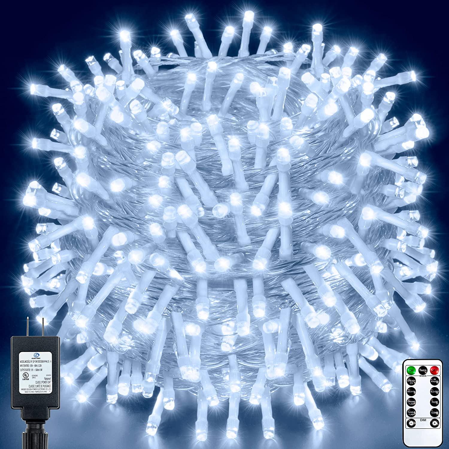 Outdoor String Lights 800LED/330FT with Remote for Wedding and Christmas - Decotree.co Online Shop