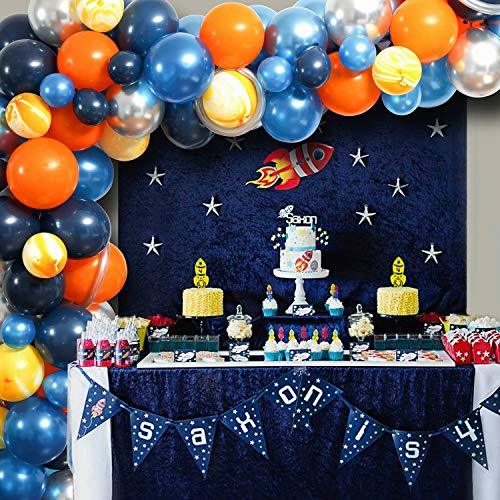 Outer Space Balloon Garland Kit, 88Pcs Universe Space Planets Party Balloon Garland Kit Included UFO Rocket Astronaut Balloons for Kids Birthday Party - Decotree.co Online Shop