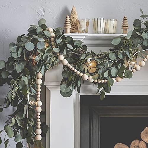 Pack Artificial Eucalyptus Garland Greenery Eucalyptus Vines Faux Silver Dollar Eucalyptus Strands - Decotree.co Online Shop