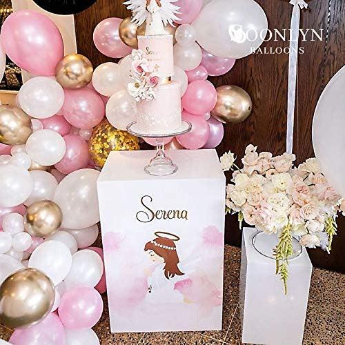 Pink Balloon Garland 120 Pcs 16 Ft Baby Pink and Gold White Party Balloons Arch Kit for Girl Baby Shower Birthday Bridal Shower Party Decoration - Decotree.co Online Shop