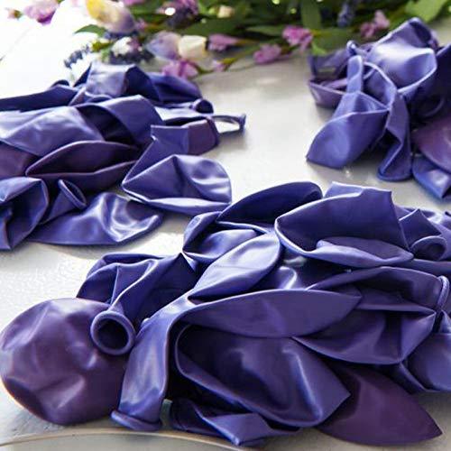 Purple Balloons Arch 100 Pcs 10 Inch Helium Gold Metallic White Balloons Garland Kit for Wedding Engagement Bridal Shower Baby Shower Birthday Party - Decotree.co Online Shop