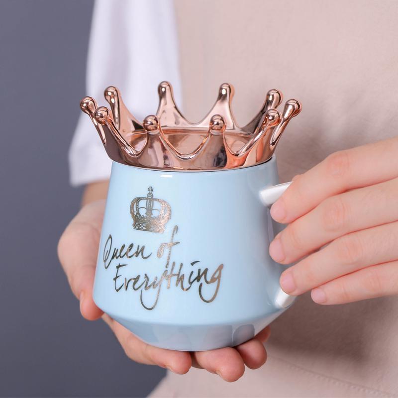 Queen Of Everything Mug with Crown - Decotree.co Online Shop