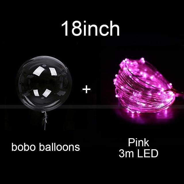 Reusable Led Clear Balloons Decoration Ideas - Decotree.co Online Shop