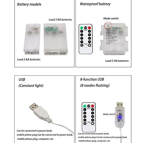 Santa Claus String Lights, Remote Control Battery Box, led Lights, Christmas Tree Decoration Lights (Without Batteries) - Decotree.co Online Shop