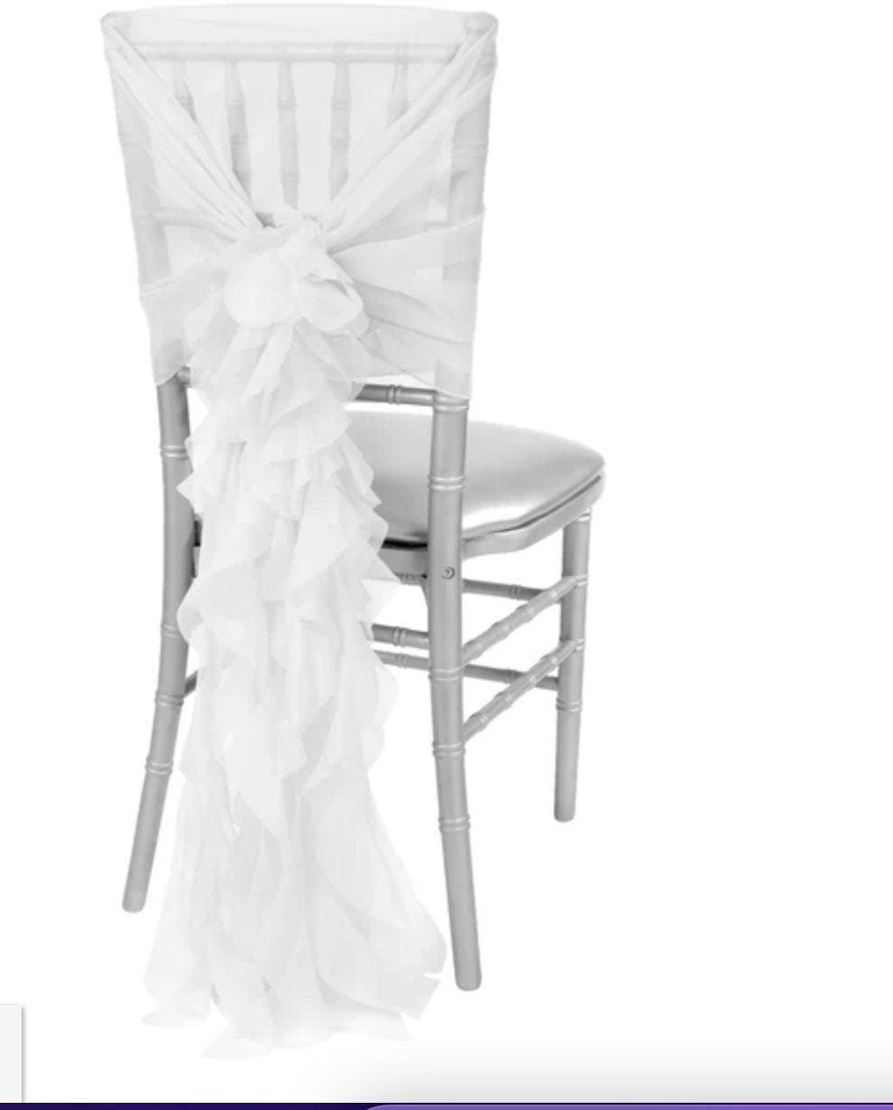 Satin Chair Covers for Weddings, Baby Shower, Quinceaneras, Sweet 16 - Decotree.co Online Shop